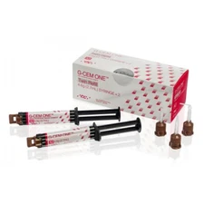 GC 013686 G-CEM ONE Dental Resin Luting Cement Twin A2 2/Pk 004857