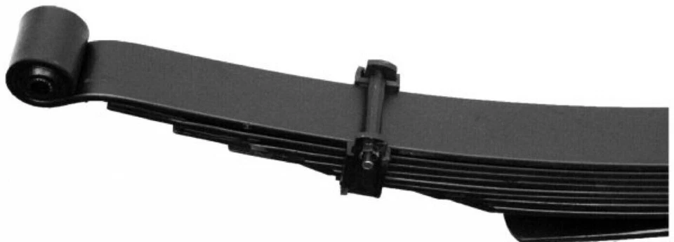 Nuevo paquete de 9 resortes de hoja HUSKY traseros 56" para Chevy GMC con bujes Foto 3 de 4