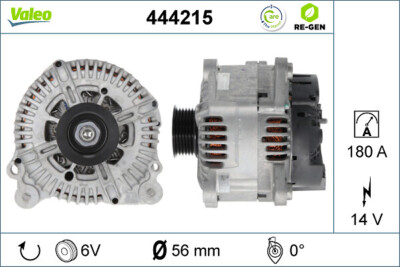 Valeo 444215 Alternator for Audi, Audi (FAW)