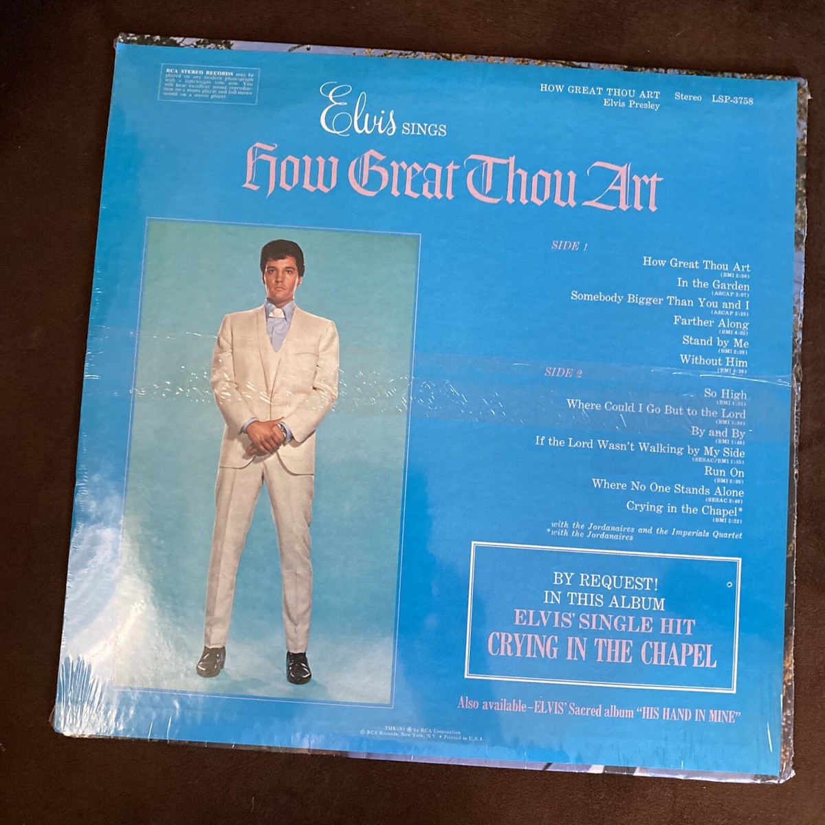 Elvis Presley - How Great Thou Art Gospel 1967 Original Mono