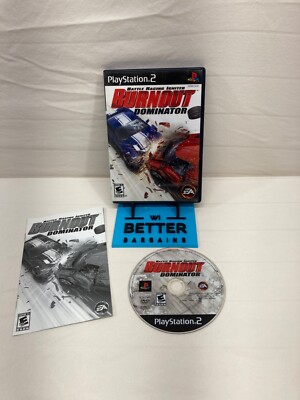 Jeu Burnout Dominator Sur PlayStation 2 - Complet, Très Bon état, Version PAL Française