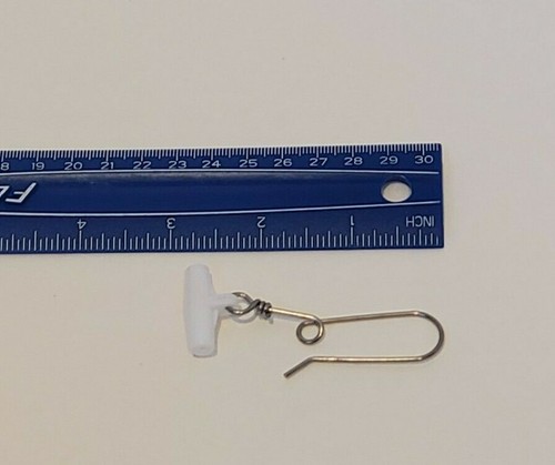 25 pcs. White 1" Heavy Duty Fishing Line Sinker Slides, High Strength - Picture 3 of 4
