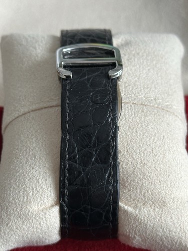Cartier Ronde Solo 36mm Stainless Steel & Black Leather Watch: Ref 2934. Tank - Picture 14 of 19