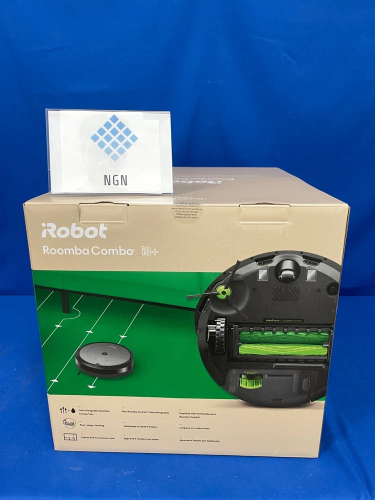 iRobot Roomba Combo i3 (3574) Robot Vacuum – Self-Empty-Smart Mapping