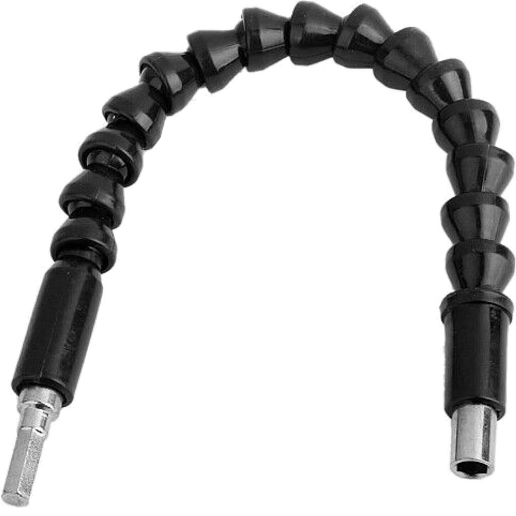 Toolzone Flexible Power Drill Slotted Phillips Pozi Bits Extension Bar 1/2""