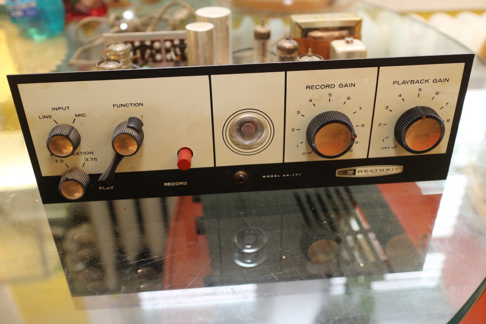 Heathkit AA-171 Mono Tube Tape Recorder Audio Amplifier Control Original