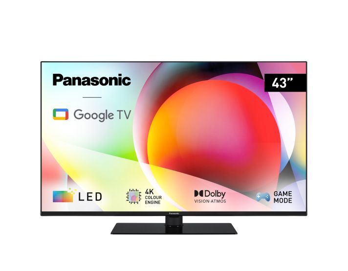 Panasonic Smart TV 43" 4K Ultra HD LCD Google TV Classe F Wi-Fi Nero TN-43W70AEZ