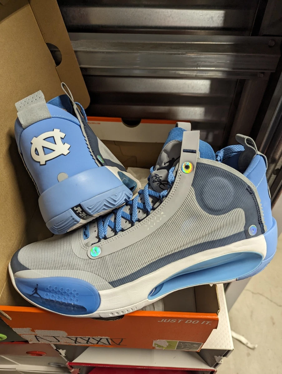 Jordan XXXIV 34 UNC North Carolina Player Exclusive PE Size 13 Sample Promo  | eBay