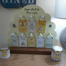 Image of BNWT Bee-utiful Mini Signs - 8 designs available