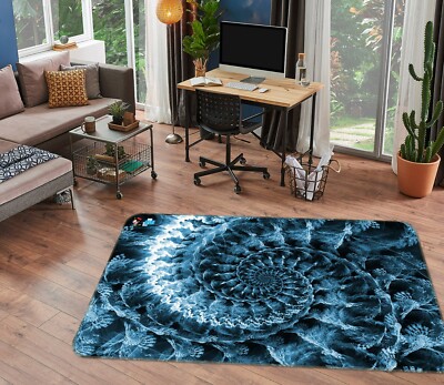 3D Blue Texture ZHUA1286 Game Non Slip Rug Mat Photo Carpet Amy