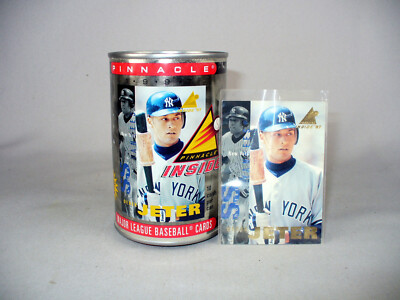 1997 MLB PINNACLE INSIDE BASEBALL CARDS IN A CAN EMPTY DEREK JETER W/CARD #87