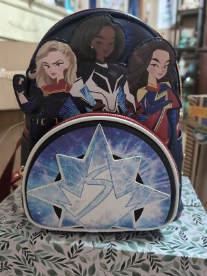 Loungefly Marvel The Marvels Symbol Glow Faux Leather    GITD