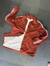 Vintage McDonald  s Brown Jacket Coat Uniform large XL Lined restaurant fast food
