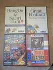 Sega Genesis Games Lot of 4 Hang On/Safari Hunt WrestleMania Etc. UNTESTED