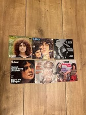 6 T. Rex Schallplatten Singles Vinyl