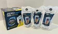 3-Pack Genuine Zero Water 5 Stage Advanced Filtration Replacement Water Filters