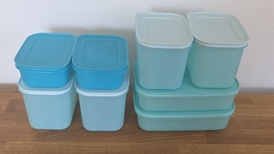 8x Tupperware Gefrierbehälter Eiskristalle