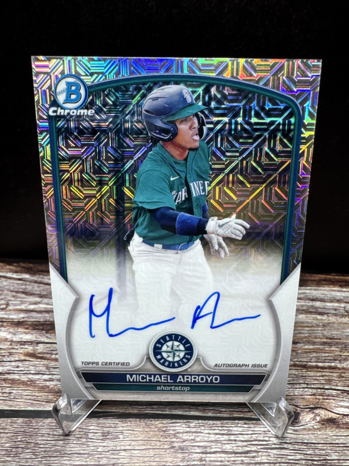 2023 Bowman Michael Arroyo Chrome Prospect Mega Box Mojo Auto #BMA-MA (RC)