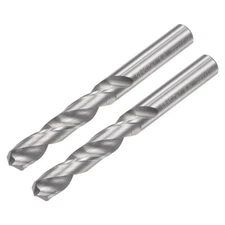 2pcs 4.7mm C2/K20 Tungsten Carbide Straight Shank Spiral Flutes Twist Drill Bit