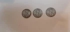 3 Walking Liberty Half Dollars 1945, 1945-D, 1945-S  Avg. Circulated 90% Silver