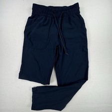 Lululemon Jogger Pants Womens 4 Navy Drawstring Stretch Athleisure 26x25