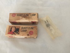 General Electric Quartzline Lamp FCR 12v 100 watts Vintage Set 2