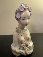 Antique German Porcelain Half Doll Arms Away ...