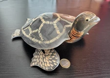 BOITE/ VIDE POCHE/ TORTUE/ CORNE (D'ELEVAGE)/ XX SIECLE