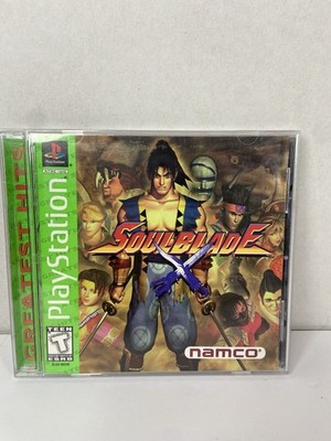 Soul Blade (Sony PlayStation 1, 1995) PS1 CIB w/Manual Green Label - Tested