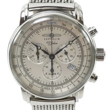 ZEPPELIN 100Th Anniversary Series 7680-M1 Silver Men's Used Watch 2103