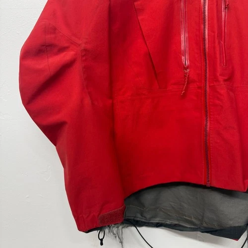 Arc'teryx Alpha SV Bordeaux Red Rain Ski Waterproof Jacket Men’s Size Small image 3