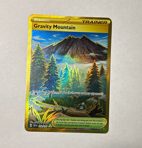 Pokemon Gravity Mountain 250/191 Surging Sparks Hyper Rare Holo Full Art EN 2024