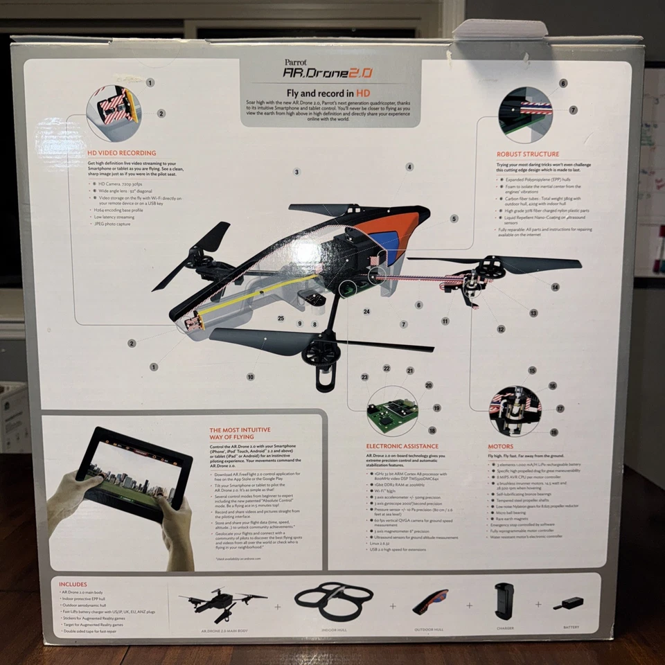 Parrot AR.Drone 2.0 OB - Drone for parts and repair - Image 2 of 4