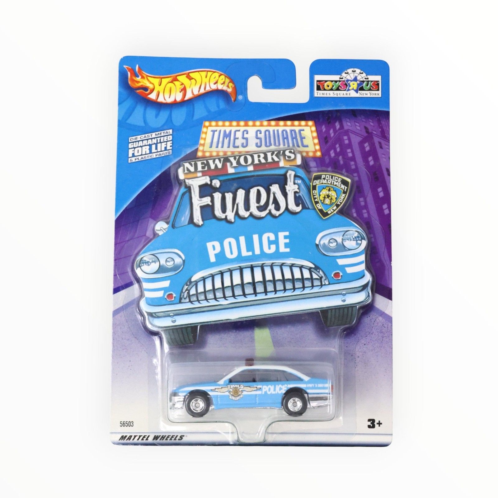 Hot Wheels Police Cruiser - Blue New York's Finest - 2003 Special Edition A
