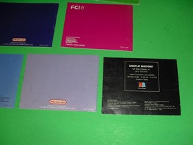9 NES manual lot! Vanna White Faxanadu Adventure Island Magmax PinBot 74