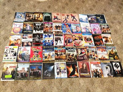 50+ Movie DVD Lot Matrix Lord of The Rings That 70s Show Batman 8 Mile MIB