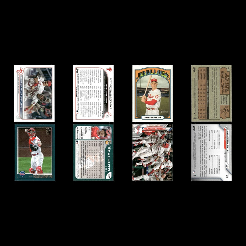 Lote de 25 tarjetas de béisbol de los Philadelphia Phillies Topps edición del Reino Unido Bryce Harper casi nuevo MLB Foto 4 de 4