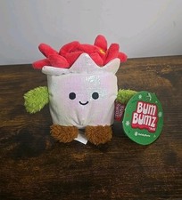 BumBumz Holiday Plush Toy PONTI Poinsettia Shiny Iridescent Christmas 2023 Nwt