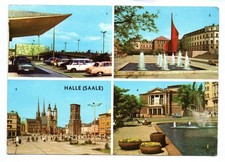 Ak Halle Saale 1972 Blick zur Hochstraße Hansering Markt