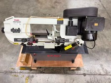 (Exhibition Demo) Horizontal metal cut band saw BS-712N,4step blade speeds 1.5HP