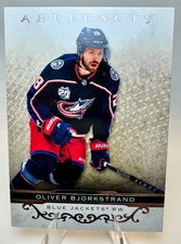 Oliver Bjorkstrand #74 2021-22 Upper Deck Artifacts Columbus Blue Jackets