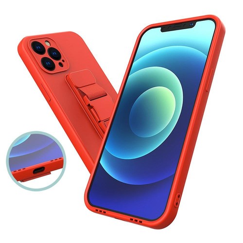 Rope case żelowe etui ze smyczą łańcuszkiem torebka smycz Samsung Galaxy A72 4G - Zdjęcie 3 z 12