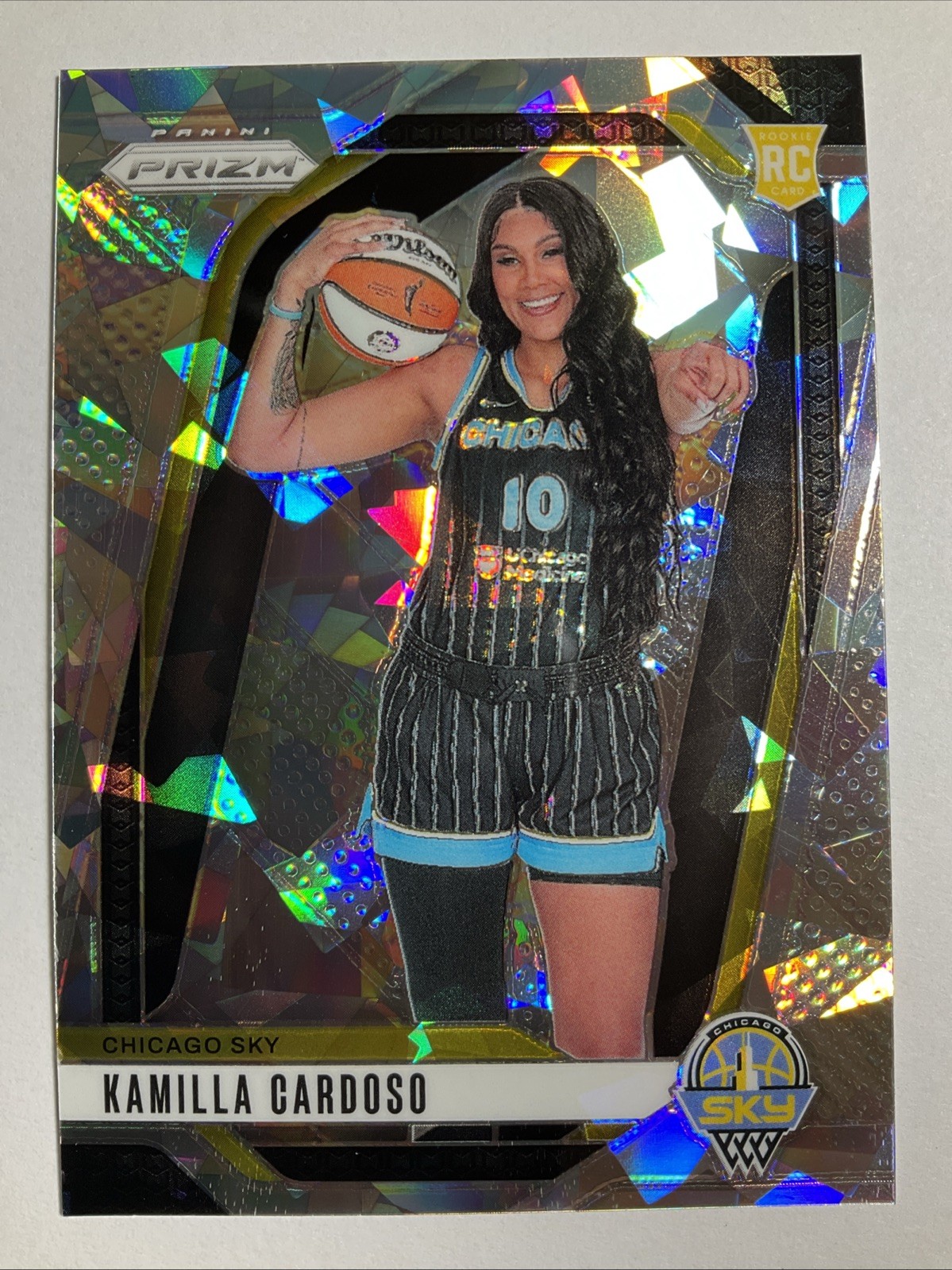2024 Panini Prizm WNBA Cracked Ice Kamilla Cardoso RC #149 (463)