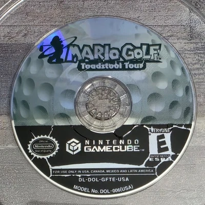 Mario Golf Toadstool Tour Nintendo Gamecube SOLO DISCO Suelto Probado Limpio - Imagen 1 de 4