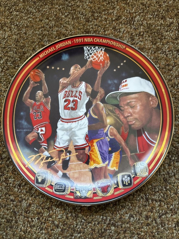 jordan 1991 championship plate