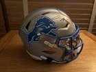 Aidan Hutchinson Signed Detroit Lions Riddell MIDI Helmet Beckett BAS