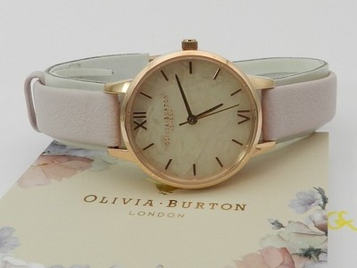 Olivia Burton Blush Leather Strap Watch, 30mm | eBay display picture 3