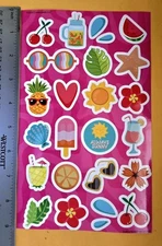"Hello Summer!" Vinyl Decal Large Format Sticker Sheet