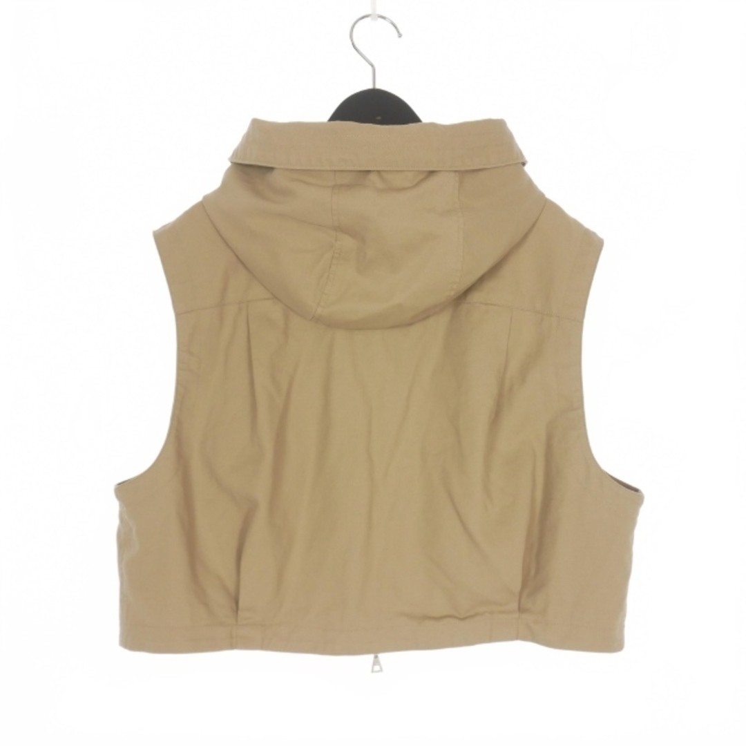 ULU URU 22AW HOODED VEST ZIP UP GILET 2 BEIGE 22FCG01 Used ULU URU 22AW HOODED VEST ZIP UP GILET 2 BEIGE 22FCG01 Used