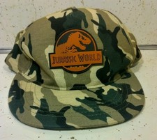 Jurassic World Patch Snapback Hat Camouflage One Size Adjustable